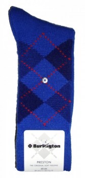 24284 Argyle Soft Feel Sock by Burlington