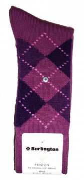 24284 Argyle Soft Feel Sock by Burlington