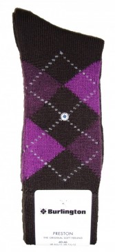 24284 Argyle Soft Feel Sock by Burlington