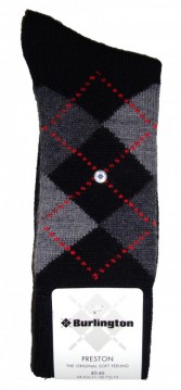 24284 Argyle Soft Feel Sock by Burlington
