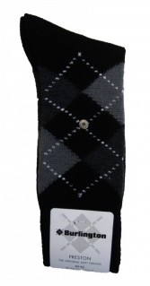 24284 Argyle Soft Feel Sock by Burlington