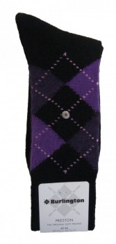 24284 Argyle Soft Feel Sock by Burlington