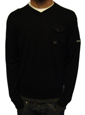 Tennessee Vee Neck Cotton Knit by 