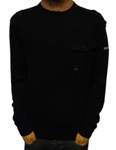 Ace L/S Crew Cotton Knit by 