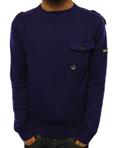Ace L/S Crew Cotton Knit by 