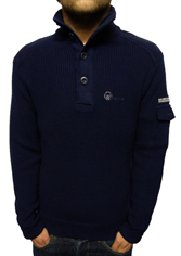 Torque Funnel Neck Knitwear by Duck and Cover