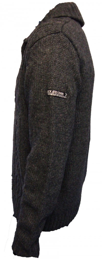 Glebe Shawl Neck Cable Knit Cardigan Glebe Shawl Neck Cable Knit Cardigan garment details