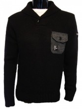 Albany Shawl Neck Knitwear by Duck and Cover