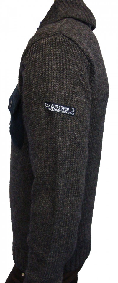 Albany Shawl Neck Knitwear garment details