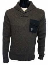 Albany Shawl Neck Knitwear by Duck and Cover