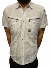 Lindsey Short Sleeve Zip Pocket Shirt by Duck and Cover