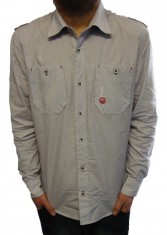 Sloan Long Sleeve Fine Stripe Shirt by Duck and Cover