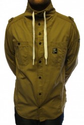 Motley Cowl Neck Shirt Jacket by Duck and Cover
