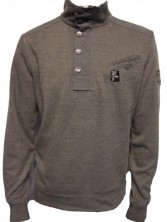 Stanford Funnel Ribbed Sweat by Duck and Cover