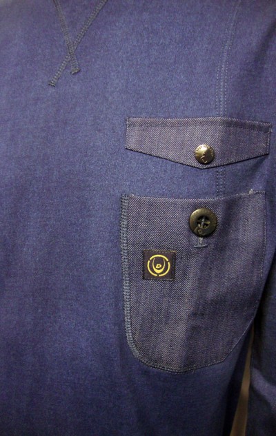 Lars Crew Pocket Sweat garment details
