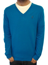 Blomo L/S Vee Neck Knit by 