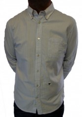 Sartor-Co White Collar Stripe Shirt by Diesel