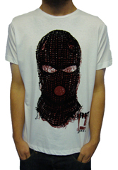 Mani S/S Flocked Logo Tee by