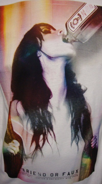 Friend or Faux Fauxpas Photo Print Logo T Shirt T-Shirts, from ApacheOnline