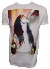 Fauxpas Photo Print Logo T Shirt
