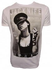 Jacknife Photo Print Logo T Shirt