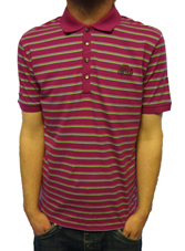 Yale H/S Jersey Stripe Polo by 