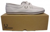 B7006 Drury Twill Boat Plimsoll by Fred Perry