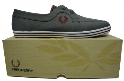 Fred Perry B9004 Drury Twill Boat Plimsoll Footwear, from ApacheOnline :  mens b9004 drury twill boat plimsoll boat shoe fred perry