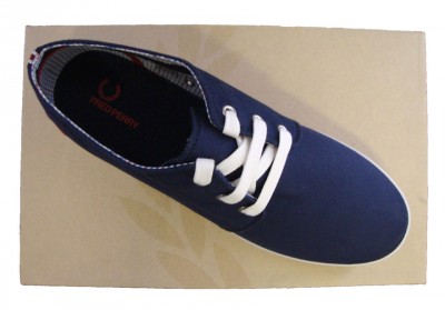 Fred Perry B9101 Finn Twill Plimsoll Footwear, from ApacheOnline