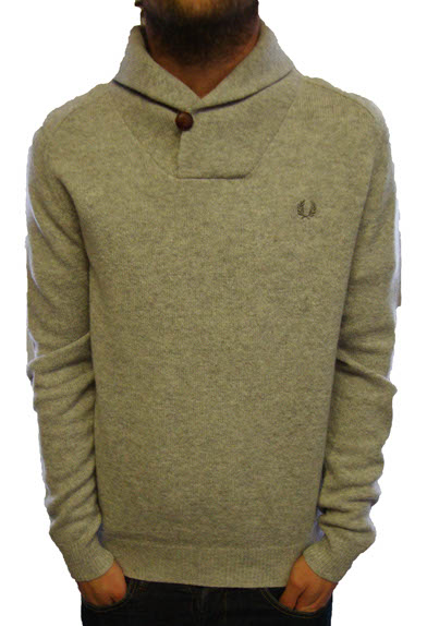 Fred Perry K6397 Shawl Neck Knitwear Knitwear, from ApacheOnline Fred Perry K6397 Shawl Neck Knitwear Knitwear, from ApacheOnline