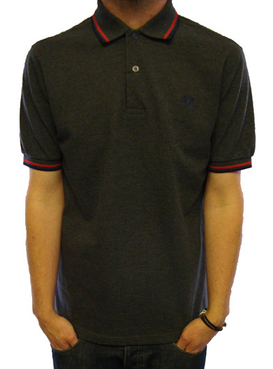 Fred Perry M1200 S/S Tipping Polo Polo Shirts, from ApacheOnline