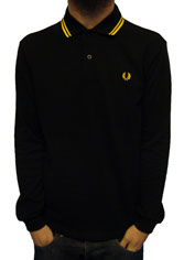 M4261 L/S Tipping Pique Polo by 