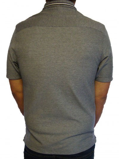 M8348 Grosgrain Tape Polo Shirt garment details