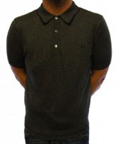 K8257 Vintage Marl Knitted Polo Shirt by Fred Perry