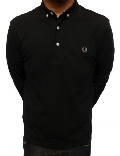 Fred Perry M8360 Long Sleeve Button Down Polo Shirt Polo Shirts, from ApacheOnline :  menswear fashion m8360 long sleeve button down polo shirt mens