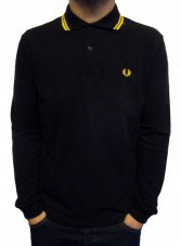 M4261 Long Sleeve Tipped Pique Polo Shirt 