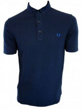 M1360 Overdyed Gingham Trim Polo Shirt 