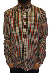 M6303 L/S Cotton Check Shirt by