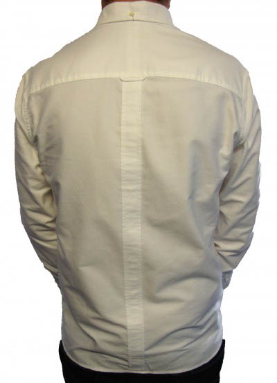M7339 Long Sleeve Oxford Shirt garment details