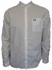 M9246 Pin Dot Printed Shirt