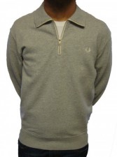 M8206 Half Zip Vintage Sweat by Fred Perry