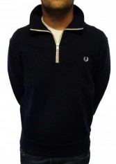 M8206 Half Zip Vintage Sweat by Fred Perry