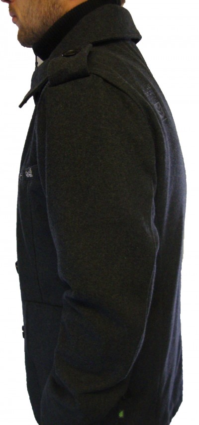 Cadet2 Melton Reefer Jacket garment details