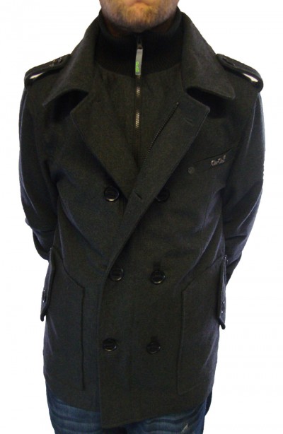Cadet2 Melton Reefer Jacket garment details