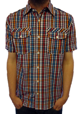 Serviced H/S Gingham Shirt by 