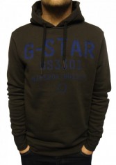 Zack Hooded Logo Sweat by G-Star Raw