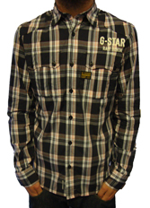 Viktor Chambray L/S Check Shirt by 