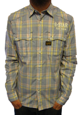 Viktor Chambray L/S Check Shirt by 