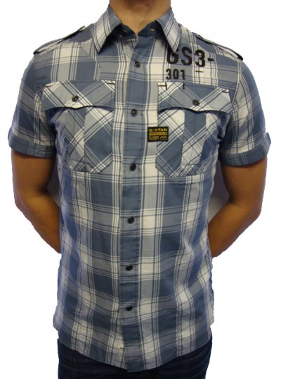 G-Star Raw Tunnel Small Stark Check Shirt Shirts, from ApacheOnline :  mens gstar raw check apache