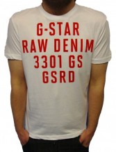 Lincoln Short Sleeve Flocked T Shirt by G-Star Raw